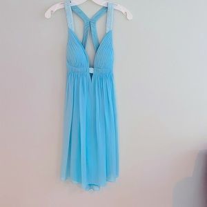 Adrianna Papell Aqua Dress, Sz 2